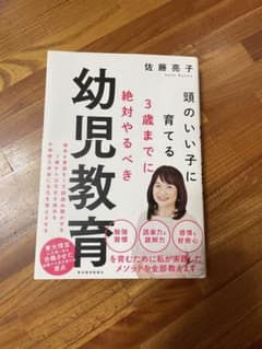 頭のいい子に育てる 3歳までに絶対やるべき幼児教育 佐藤亮子のサムネイル