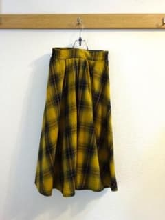 《Prose verse》黄色チェックロングスカートのサムネイル