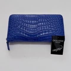 トリス　クロコダイル 長財布 ロイヤルブルー トリス様専用 クロコダイル 長財布 ロイヤルブルー - メルカリ