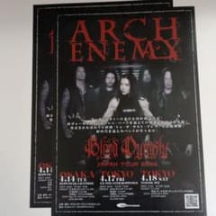 ARCH ENEMY 2026年日本ツアーフライヤー2枚セット - メルカリ