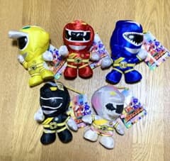 百獣戦隊ガオレンジャー☆希少☆ぬいぐるみコレクション5体