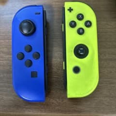 Nintendo Switch Joy-Con ブルー ネオングリーン ジャンク - メルカリ