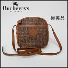□ a699 Burberrys【バーバリーズ】 ショルダーバッグ ロゴ総柄