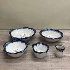 D-4 花形 花型 器 食器 セット 昭和レトロ 古道具 ヴィンテージ D-4 花形 花型 器 食器 セット 昭和レトロ 古道具 ヴィンテージ - メルカリ