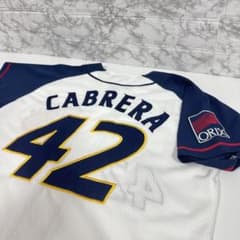 激レア　カブレラ　42 ユニフォーム　刺繍　オリックス　販売終了　入手困難 激レア カブレラ 42 ユニフォーム 刺繍 オリックス 販売終了