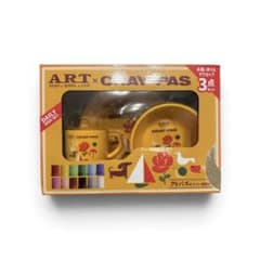ART×CRAY-PAS クレパス柄 デイリー食器セット 3点セットのサムネイル