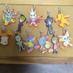 デジモンアドベンチャー 僕らのウォーゲーム ラバーストラップ 全種