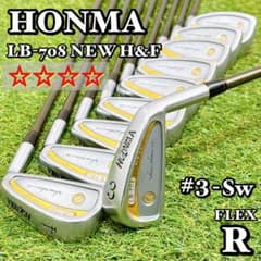 HONMA ホンマ LB-708 アイアンセット 金モグラ 金帯 【K491】 HONMA ホンマ LB-708 アイアンセット 金モグラ 金帯 【K491】 - メルカリ