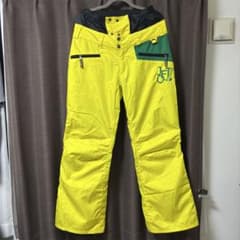 JFT ONE THREE スノーボードパンツ イエロー グリーンのサムネイル