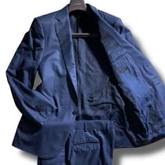 極美品 ゼニア トロフェオ600 シルク混 スーツ 52 XL 紺 大丸京都店 極美品 ゼニア トロフェオ600 シルク混 スーツ 52 XL 紺 大丸京都店