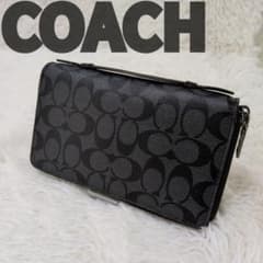 大人気✨ coach ダブルジップ トラベルオーガナイザー シグネチャー 2