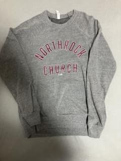 NORTHROCK CHURCH ロゴプリント スウェット グレーのサムネイル