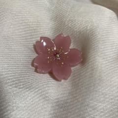 桜　さくら　花　帯留　帯留め　帯飾りのサムネイル