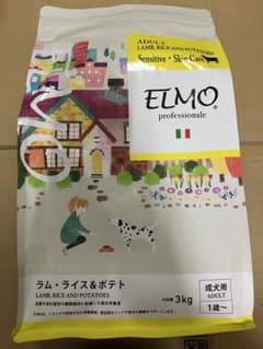 ELMO ドッグフード ラム ライス＆ポテト 成犬用 3kg - メルカリ
