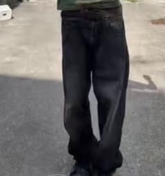 リーバイス550 loose fitブラック 後染めw36 l30のサムネイル