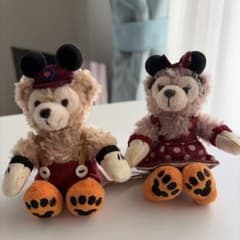 ダッフィー＆シェリーメイ ぬいぐるみバッジ ペアセット ハロウィン