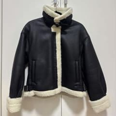 ムートンコート ボアジャケット Mサイズのサムネイル