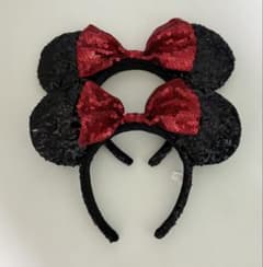 ディズニー　ミニー　カチューシャ スパンコールのサムネイル