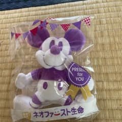ミッキーマウス☆ミニぬいぐるみ　20cmくらい　パープルのサムネイル
