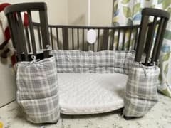 極美品】 stokkeストッケ スリーピーベッドセット ヘイジーグレー 希少 