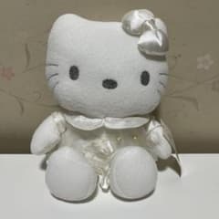 ハローキティ ぬいぐるみＭ パール 純白 1998年 サンリオ レア ハローキティ ぬいぐるみM パール 純白 1998年 サンリオ レア - メルカリ