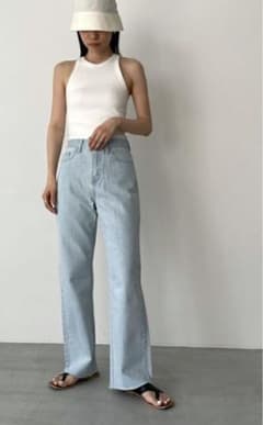 smileyranna "Freesia"カットオフブリーチデニムのサムネイル