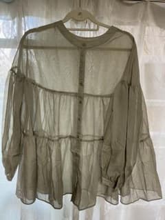 INGNI シースルー長袖シャツ グレーのサムネイル