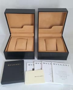 空箱】BVLGARI ブルガリ 2個セット 時計用BOXのみ 付属品 D73 - メルカリ