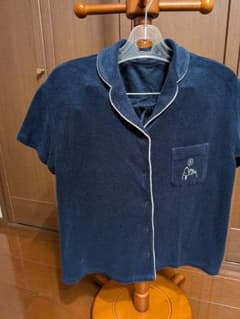 SNOOPY　ネイビー パイル地 ルームウェア上下