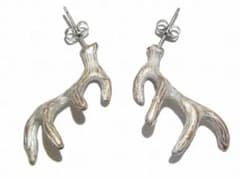 Palnart Poc Elk Earrings, Silver