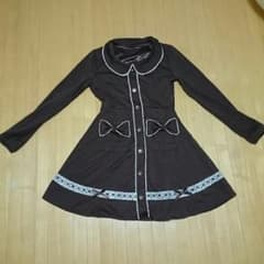 ロリ系にも♪*゜茶色の可愛いワンピース♡のサムネイル