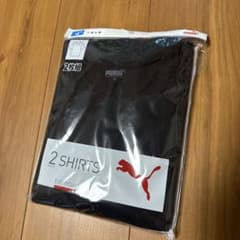 PUMA ブラック アンダーシャツ 2枚組 Mのサムネイル