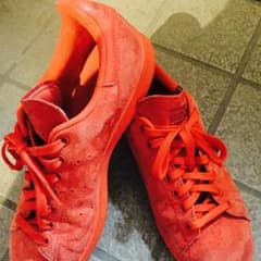 adidas originals スタンスミススニーカー レッドのサムネイル