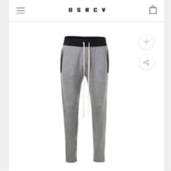 dsrcv TRACK PANTS GREY トラックパンツ グレーのサムネイル