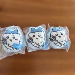 ちいかわ　クッションマスコット　ハチワレ3個セット　ガチャガチャ