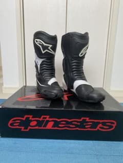 Alpinestars SMX-S ライディングブーツ ブラックホワイト26cm - メルカリ