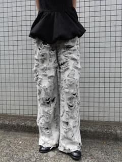 【Ameri／アメリ】新作MEDI MAX DAMAGE DENIMデニムのサムネイル