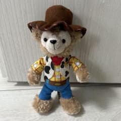 香港ディズニー ダッフィー キーホルダー ウッディ トイストーリー