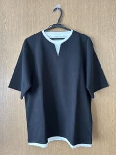【新品未使用品】GLOBAL WORK フェイクレイヤード Tシャツ ブラックのサムネイル