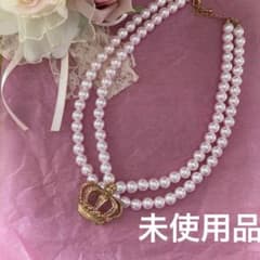 JESUS DIAMANTE王冠パールネックレス♡姫系 - メルカリ