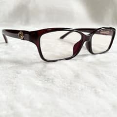 極美品 GUCCI GG3670 伊達メガネ シェリーライン インターロッキング