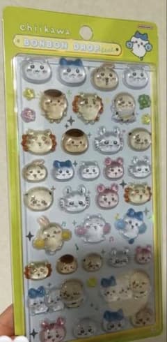 正規品　ちいかわ ボンボンドロップシール　2枚セットのサムネイル