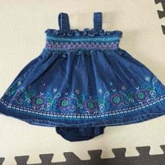チチカカ好きな方へ♡デニム刺繍入りワンピ♡のサムネイル