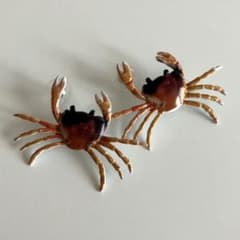 カニ 動物 スタッドピアスのサムネイル