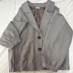 POM PONETTE AMI チェック柄 ジャケットコート160cmのサムネイル