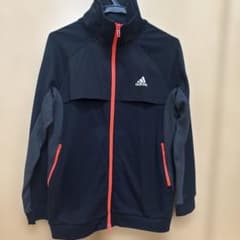 adidas キッズ ジャージ 160ブラックのサムネイル