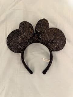 ディズニー カチューシャ スパンコール ブラックのサムネイル