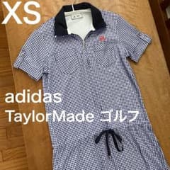 訳あり】アディダス テーラーメイド ゴルフ ワンピース チェック柄 XS