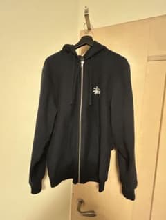 stussy ジップパーカー　ネイビー　Mのサムネイル