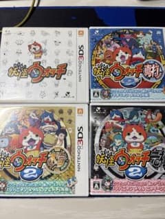 妖怪ウォッチ 3DS ソフト 4本セット おゆまる様専用のサムネイル